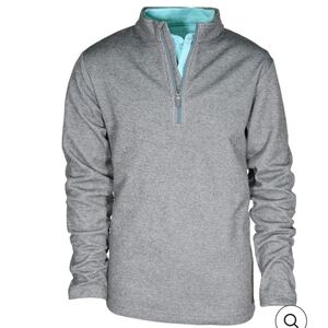 Garb Chase Toddler Boys Quarter Zip Pullover Gray Size 4T NWT